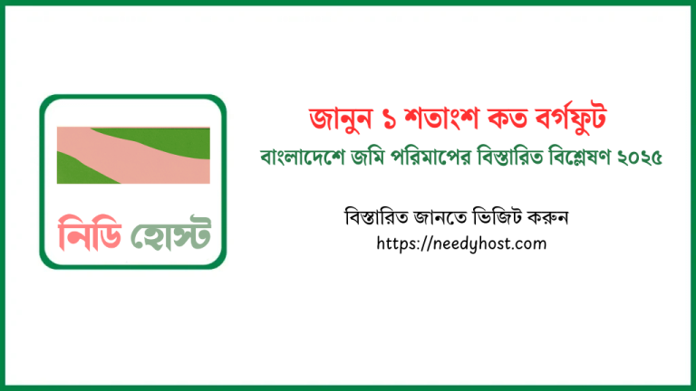 জানুন ১ শতাংশ কত বর্গফুট | বাংলাদেশে জমি পরিমাপের বিস্তারিত বিশ্লেষণ ২০২৫